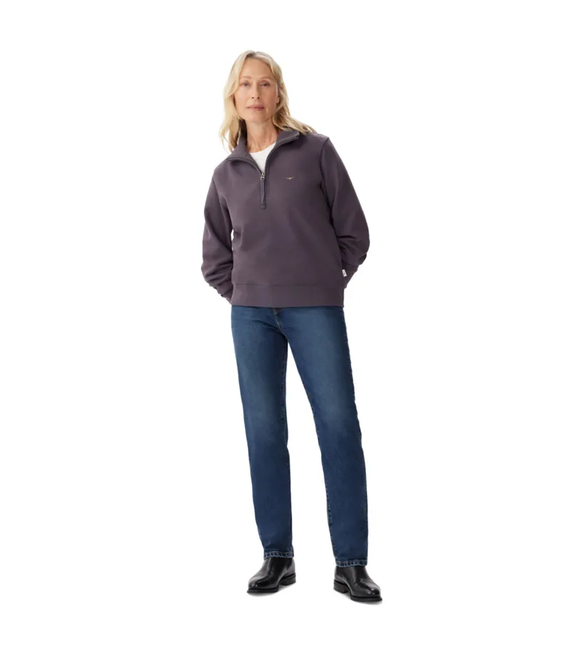 RM Williams Trickett 1/4 Zip Charcoal-3